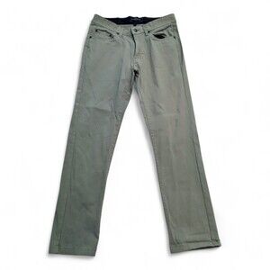 Nickel‎ and Iron Men's Green Slim Straight Pants